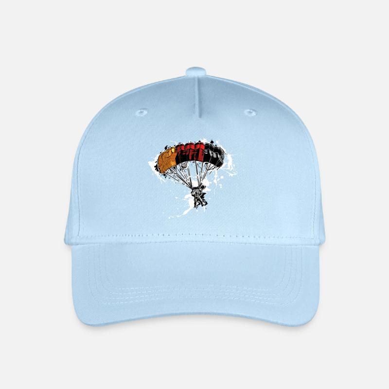Parachutist - Organic Kids’ Baseball Cap - light blue