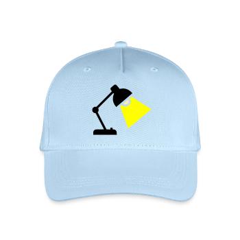 Schreibtischlampe Licht Idee - Kinder Bio Basecap - Hellblau - Vorne