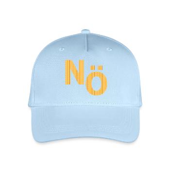 NÖ Nein, Dagegen  - Kinder Bio Basecap - Hellblau - Vorne