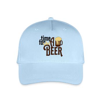beer - Organic Kids’ Baseball Cap - light blue - Front