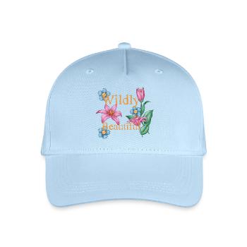 sauvage belle - Casquette de baseball bio Enfant - bleu clair - Devant