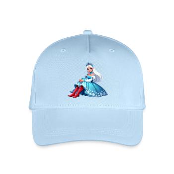 Ded Moroz Snegurochka, Russian Santa Claus - Organic Kids’ Baseball Cap - light blue - Front