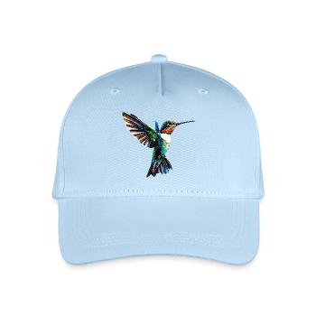 Colibri Colibri Colibri Oiseau Colibris Colibri mignon - Casquette de baseball bio Enfant - bleu clair - Devant