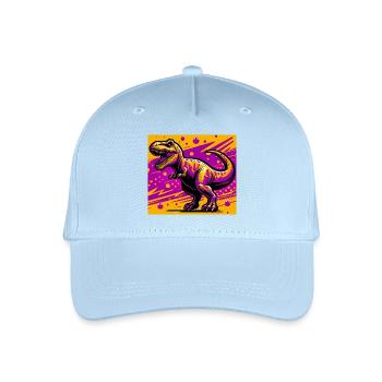 dinosaure - Casquette de baseball bio Enfant - bleu clair - Devant