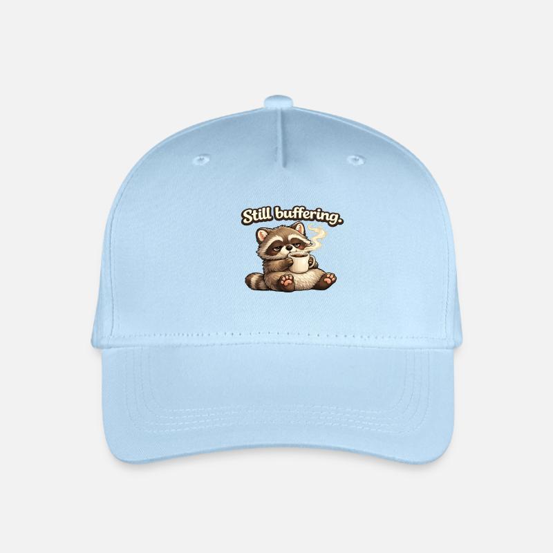 Oskar - Still buffering - Kinder Bio Basecap - Hellblau