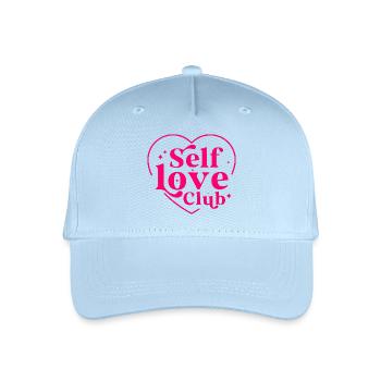 Club d’amour de soi - Casquette de baseball bio Enfant - bleu clair - Devant