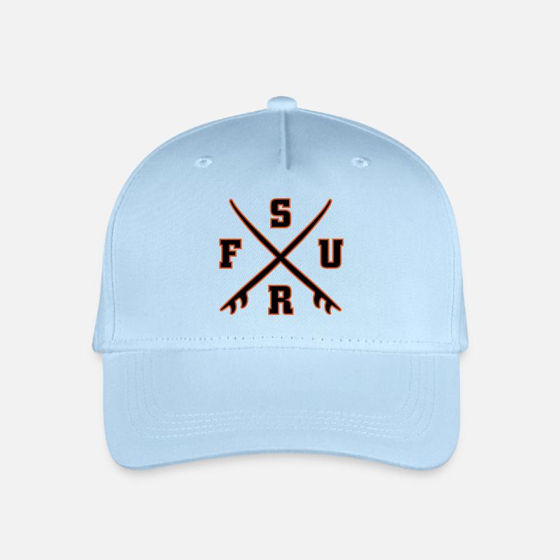 Surf Logo - Kinder Bio Basecap - Hellblau