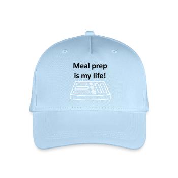 Meal Prep is my life! - Kinder Bio Basecap - Hellblau - Vorne