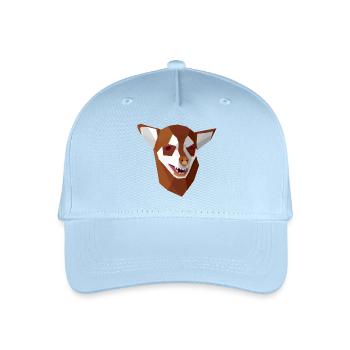 Chihuahua anxieux géométrique - Casquette de baseball bio Enfant - bleu clair - Devant