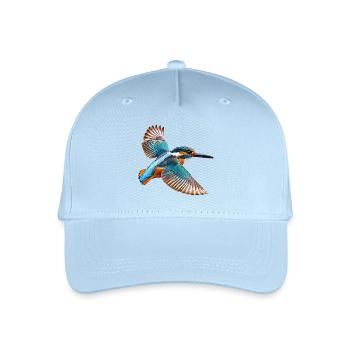 Eisvogel - Kinder Bio Basecap - Hellblau - Vorne