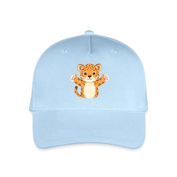Baby Jaguar - Organic Kids’ Baseball Cap - light blue - Front