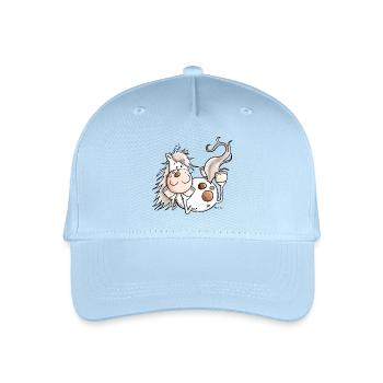Relax Pferd - Kinder Bio Basecap - Hellblau - Vorne