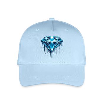 Diamond - Organic Kids’ Baseball Cap - light blue - Front