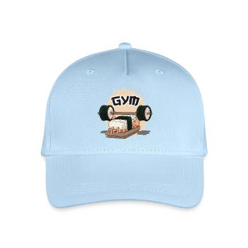 Sushi Humor in the Gym - Organic Kids’ Baseball Cap - light blue - Front