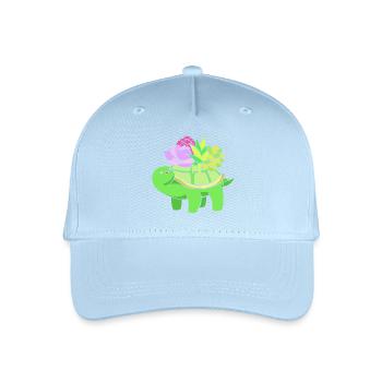 Plant Cactus Cacti - Organic Kids’ Baseball Cap - light blue - Front