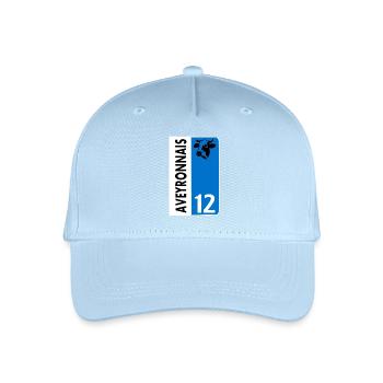 Aveyronnais - Casquette de baseball bio Enfant - bleu clair - Devant