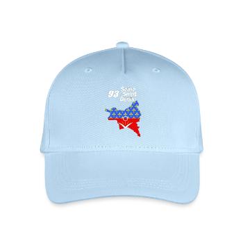 Seine saint-denis - Casquette de baseball bio Enfant - bleu clair - Devant