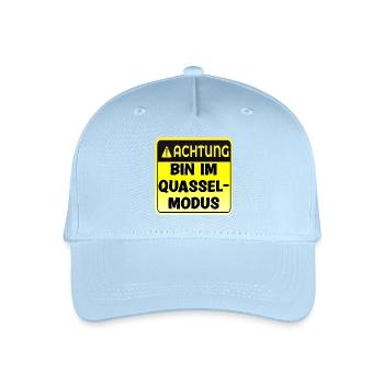 Quasselmodus Eloquenz - Kinder Bio Basecap - Hellblau - Vorne