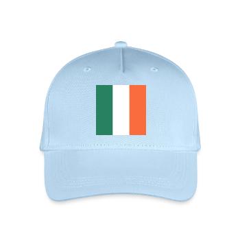 Zeigen Sie Farbe – Irland - Kinder Bio Basecap - Hellblau - Vorne