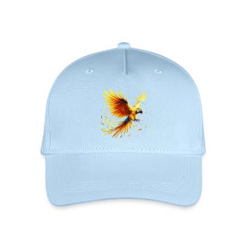 Macaw (01) - Organic Kids’ Baseball Cap - light blue - Front