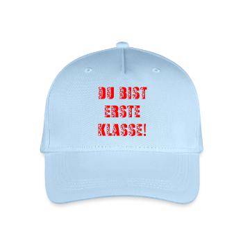 SCHULANFANG DU BIST ERSTE KLASSE - Kinder Bio Basecap - Hellblau - Vorne