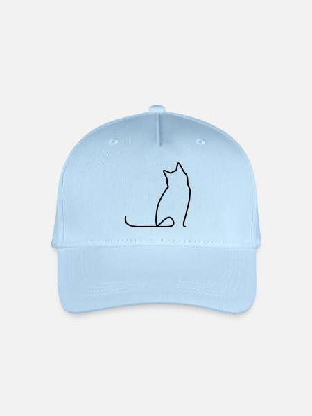Cat 01 - Casquette de baseball bio Enfant - bleu clair
