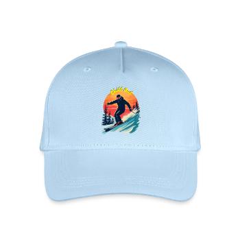 Chill Vibes, Ice Skating Adventure - Organic Kids’ Baseball Cap - light blue - Front