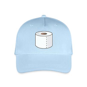 PAPIER TOILETTE PAPIER TOILETTE - Casquette de baseball bio Enfant - bleu clair - Devant