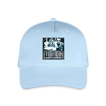Expressive London Street Art Design - Kinder Bio Basecap - Hellblau - Vorne