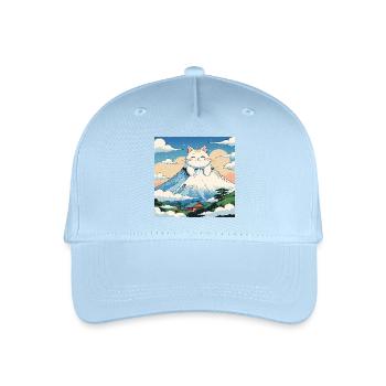 Fuji Kitten - Organic Kids’ Baseball Cap - light blue - Front