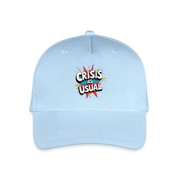 La crise comme d’habitude - Casquette de baseball bio Enfant - bleu clair - Devant