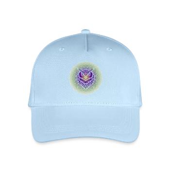 Ancient Wisdom Mandala - Organic Kids’ Baseball Cap - light blue - Front