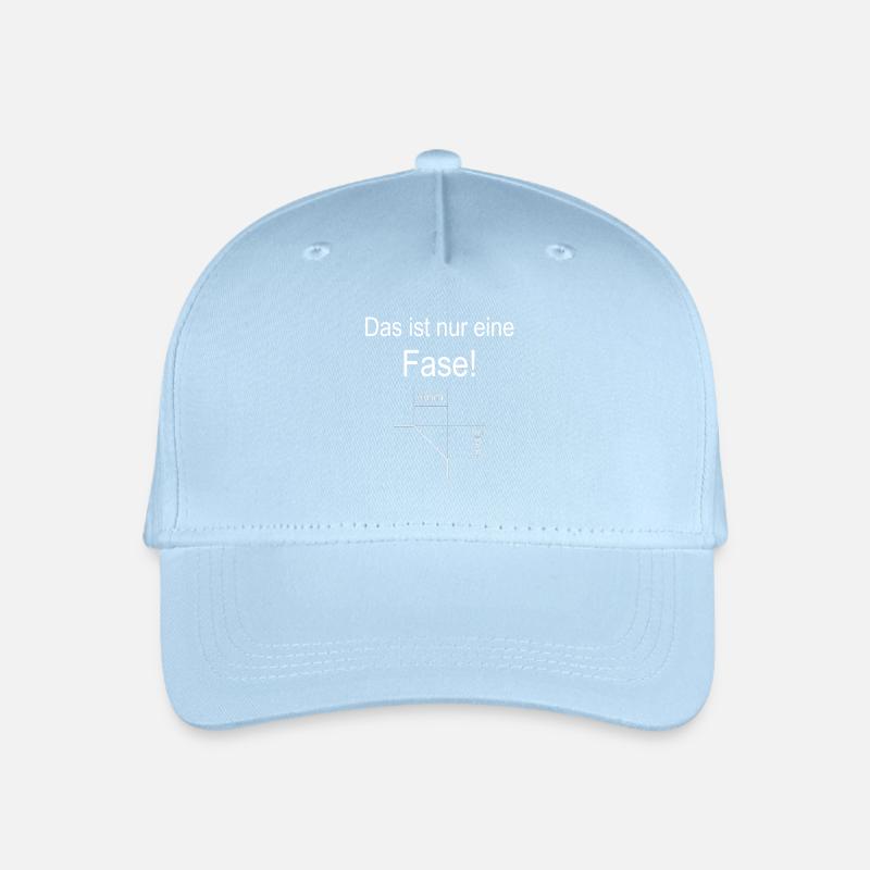 Das ist nur eine Fase! - Kinder Bio Basecap - Hellblau