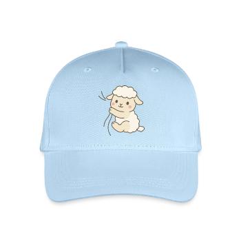 Cuddle Lamb Love - Organic Kids’ Baseball Cap - light blue - Front