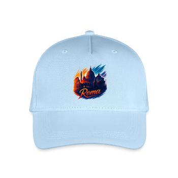 Rome Roma Capitale Italie Silhouette Cadeau - Casquette de baseball bio Enfant - bleu clair - Devant