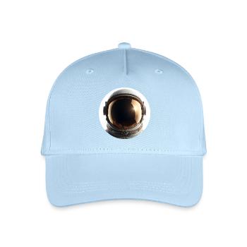 Astronaut helmet in sunlight - Organic Kids’ Baseball Cap - light blue - Front