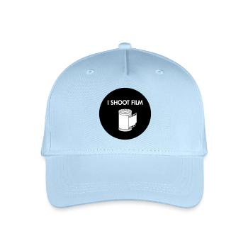 I Shoot Film - Organic Kids’ Baseball Cap - light blue - Front