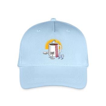 Coffee and sugar - Organic Kids’ Baseball Cap - light blue - Front