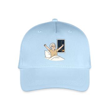 Mamie Karin - Casquette de baseball bio Enfant - bleu clair - Devant