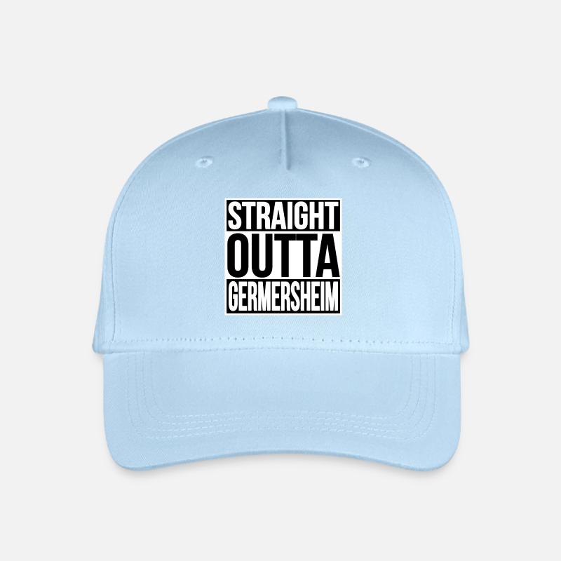 STRAIGHT OUTTA Germersheim - Kinder Bio Basecap - Hellblau