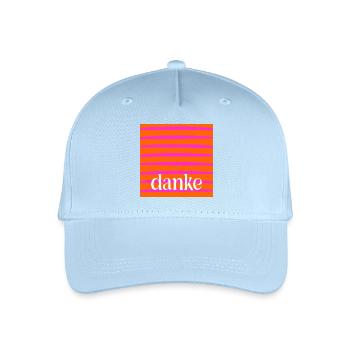 DANKE DANKBARKEIT - Kinder Bio Basecap - Hellblau - Vorne