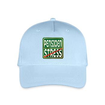 RETIREMENT STRESS WORK - Organic Kids’ Baseball Cap - light blue - Front