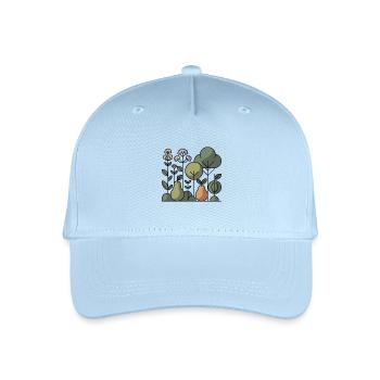 Abstract Fruit Garden - Organic Kids’ Baseball Cap - light blue - Front