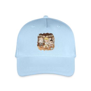 Bouno in Karate - Little Martial Artist - Organic Kids’ Baseball Cap - light blue - Front