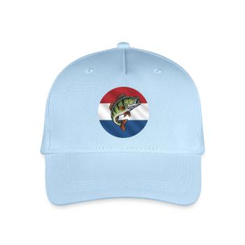 Perch Fishing Netherlands - Organic Kids’ Baseball Cap - light blue - Front