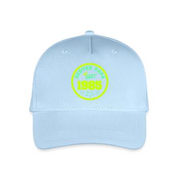 Vater 1985 - Kinder Bio Basecap - Hellblau - Vorne