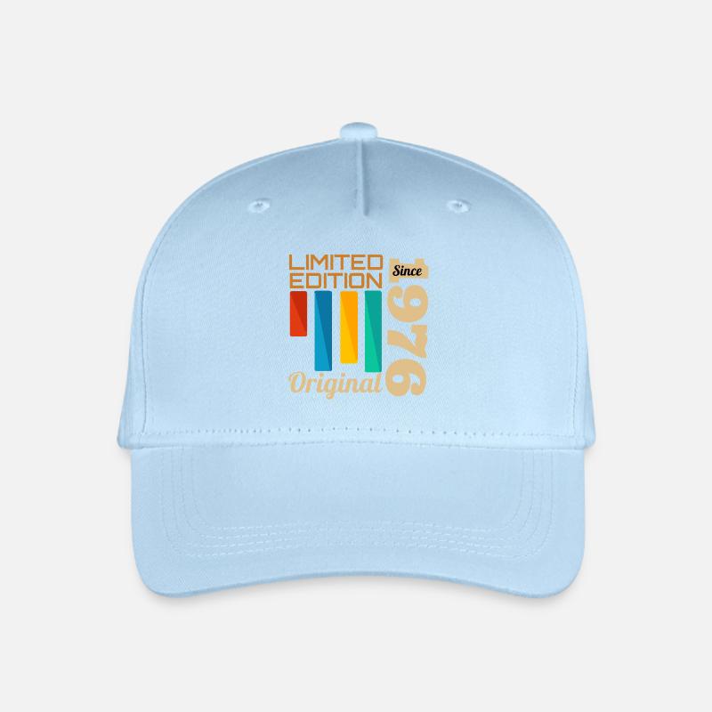 Limitierte Originalausgabe 1976 Jubiläum - Kinder Bio Basecap - Hellblau