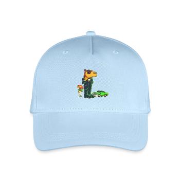 Capybara-Secret Agent - Organic Kids’ Baseball Cap - light blue - Front