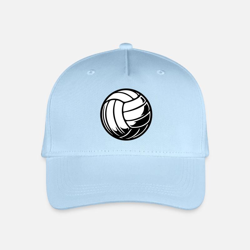 Volleyball Ball - Kinder Bio Basecap - Hellblau