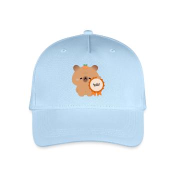 Delulu Capybara certifié - Casquette de baseball bio Enfant - bleu clair - Devant